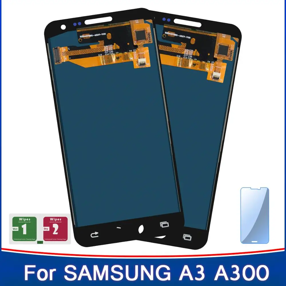 2 шт LCD A3 высокий TFT дисплей для Samsung Galaxy 2015 A300 A3000 A300F A300M сенсорный экран дигитайзер