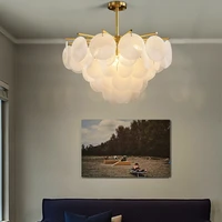 post modern loft ceiling chandelier lighting luxury bedroom glass hanging lamp living room restaurant indoor home decor lighting
