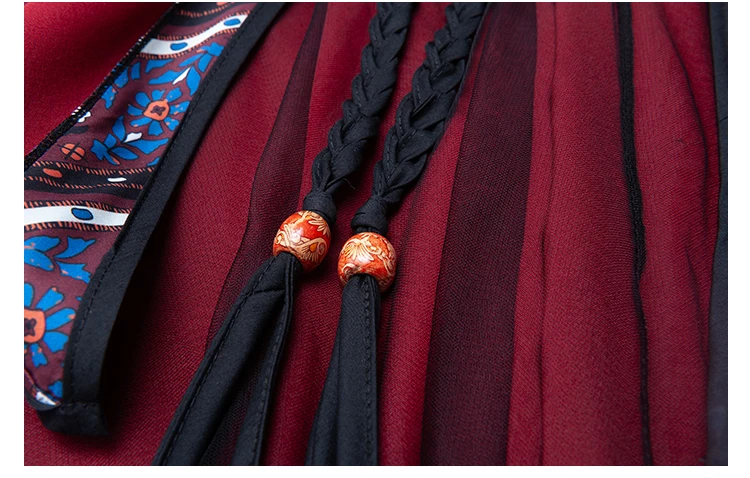 Faldas mujer moda винтажные юбки женские Осень Зима Мехико стиль этнические Дизайнерские Длинные темно-синие асимметричные юбки