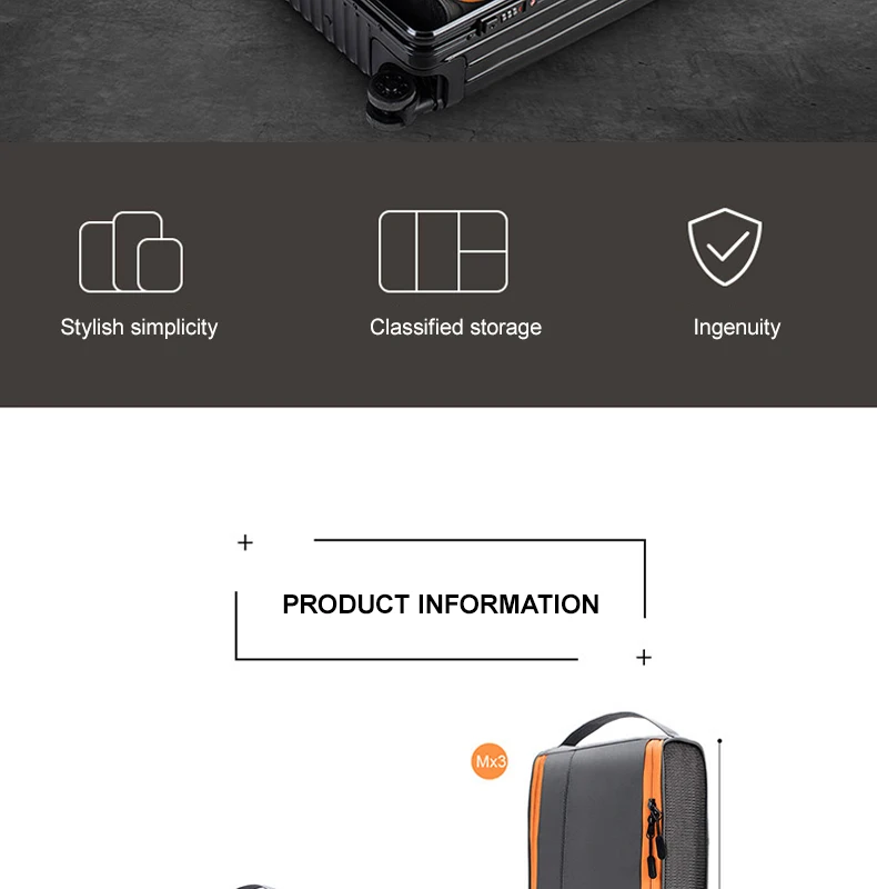 BAGSMART 6 шт. аксессуары для путешествий Упаковка Кубики багажная упаковка сумка-Органайзер для рубашки Одежда Нижнее белье подходит 2" чемодан