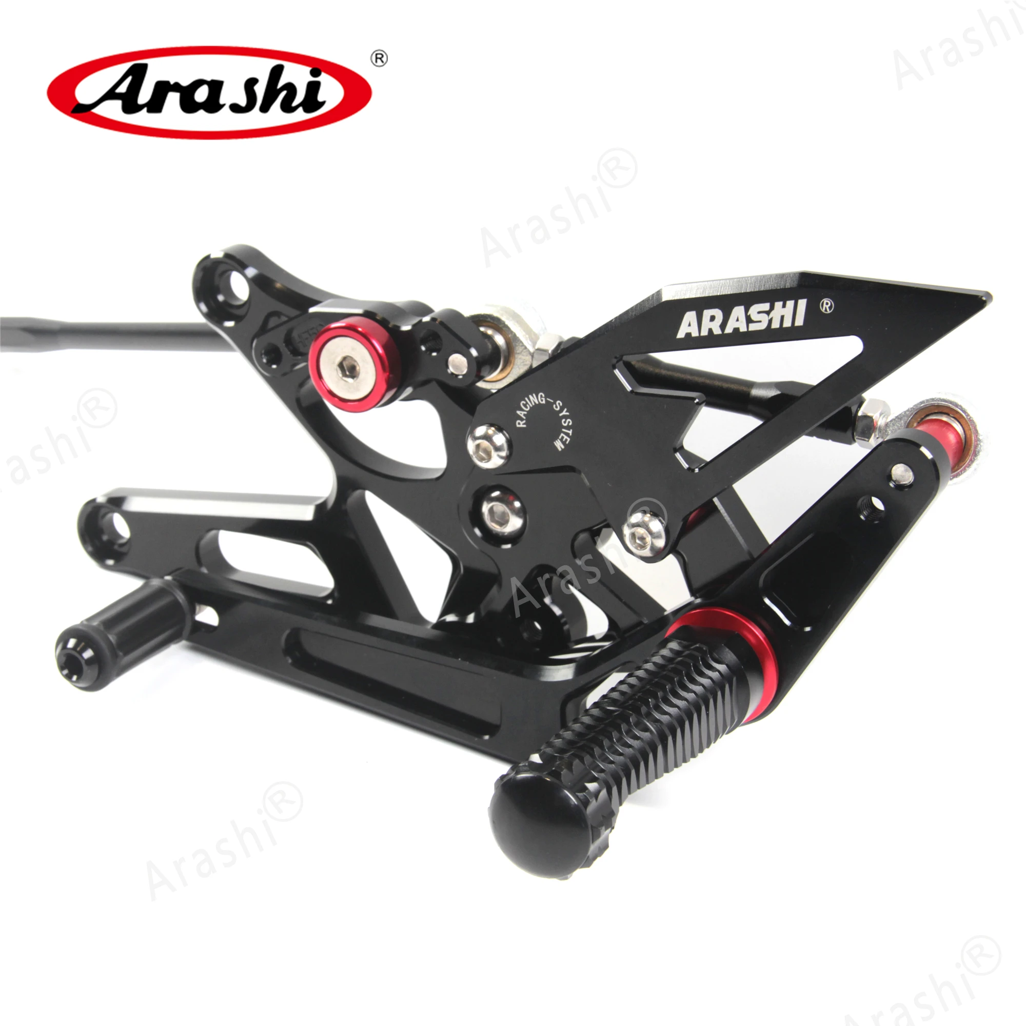 Араши CNC Регулируемая подставка для ног YAMAHA YZF R1 2005 2006 подножки задние комплекты