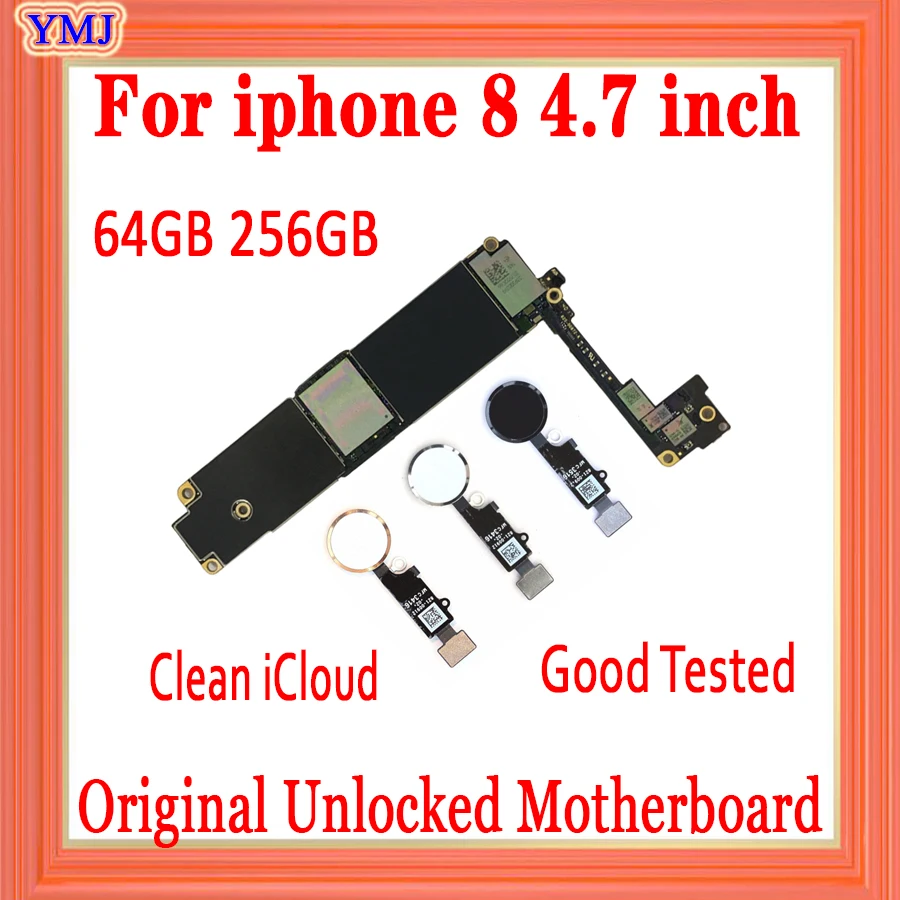Оригинальная материнская плата на 64 ГБ для iphone 8 256 разблокированные логические