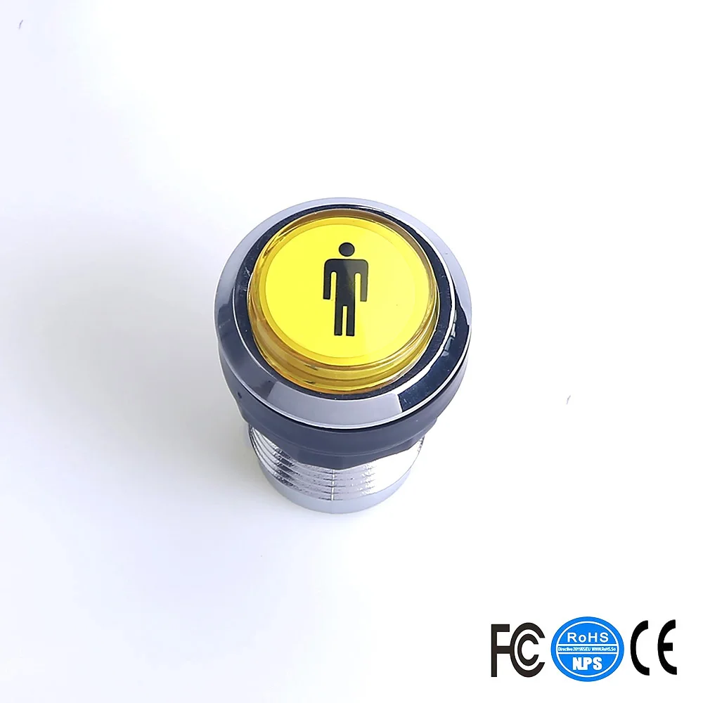 4 светодиодный т. Кнопочная кнопка включения в серебряном стиле для Mame Jamma|Игры с