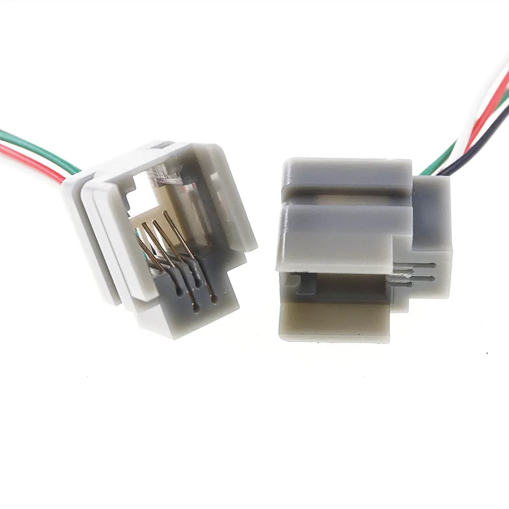 2 шт. 616M-4P4C RJ11 RJ10 RJ09 модульный разъем 616 м 4P4C гнездо Женский обжимной провод 4 ядра