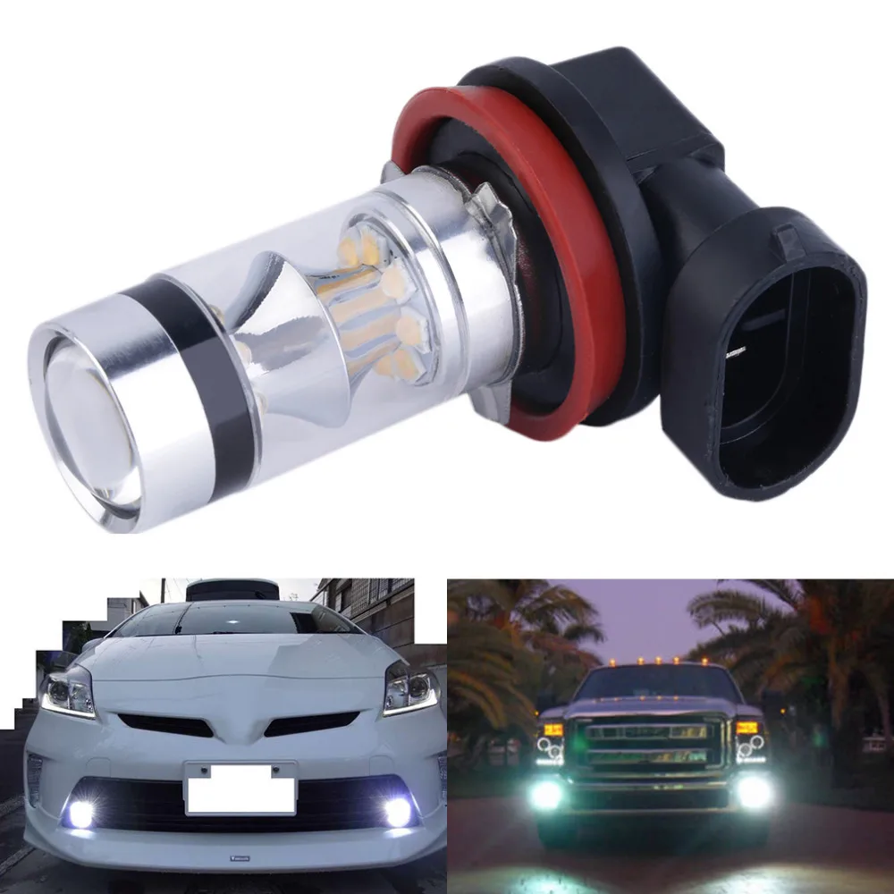 

2020 New Bright 100W 1000LM XBD H11 LED Car Fog Light Led Canbus Headlight Car Side Wedge Tail Light Lamp Car Bulb