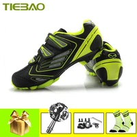 tiebao sapatilha ciclismo mtb cycling shoes men breathable self locking mountain bike shoes spd pedals athletic mtb sneakers