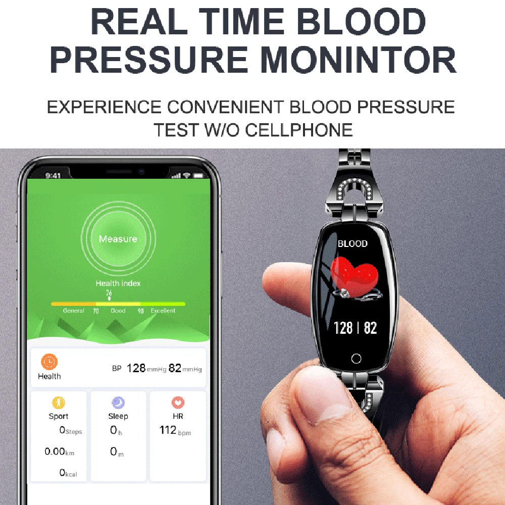 LEMFO H8 Pro Смарт часы для женщин Водонепроницаемый монитор сердечного ритма леди
