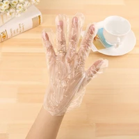 50100pc plastic disposable gloves multi functional gloves kitchen cooking household cleaning latex free food prep safe gloves