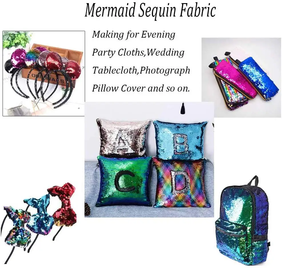 

Reversible Sequin Fabric Rose Gold Sequin Fabrics by the Yard,for Cloth/Dress/Curtain/Backdrop DIY Material for Garments