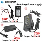 Импульсный источник питания, штепсельная вилка европейского стандарта 12 В 5А 6А для водяного насоса, мембранный насос