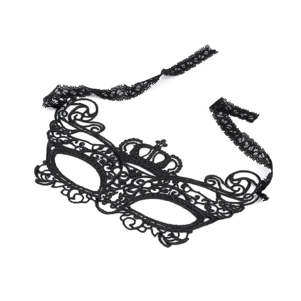 

Black Sexy Lady Lace Mask Eye Mask For Masquerade Ball Party Halloween Costume Great Props Mardi Gras Celebration