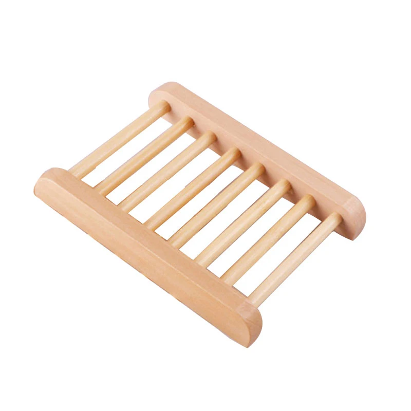 

Soap Dish Soap Tray Home Bathroom Holder Organizer Shower Soap Rack Wooden Storage Plate Box Wooden Bathroom Soap Box