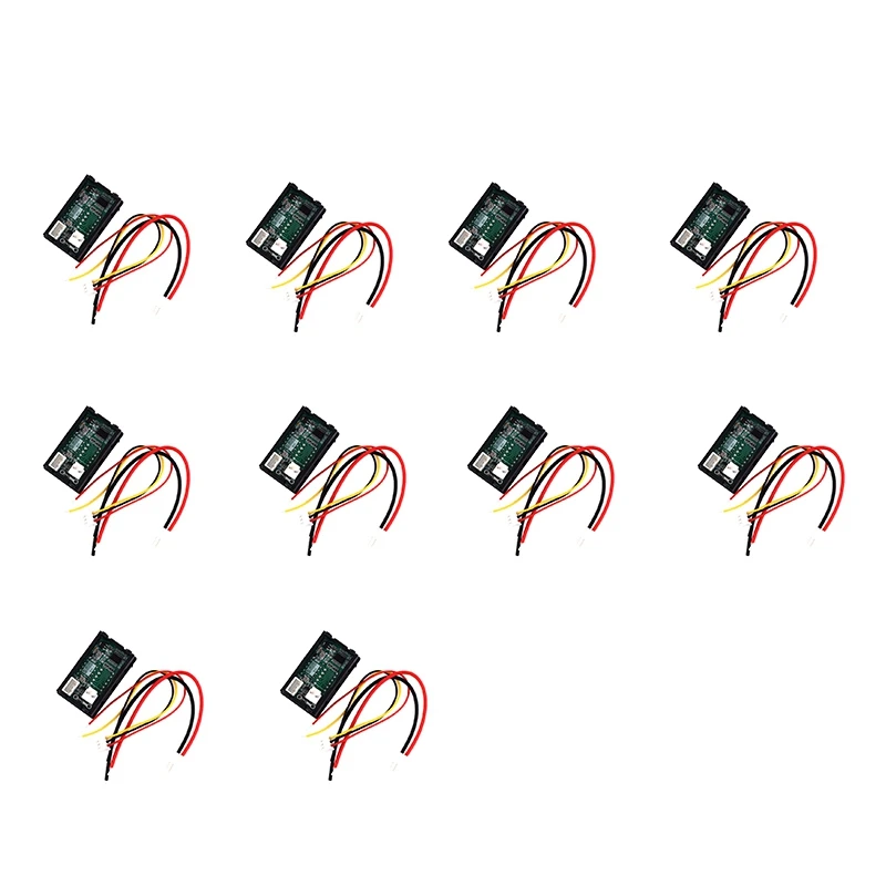 10PcsDC 0 100 в 10A цифровой вольтметр Амперметр Двойной дисплей детектор напряжения