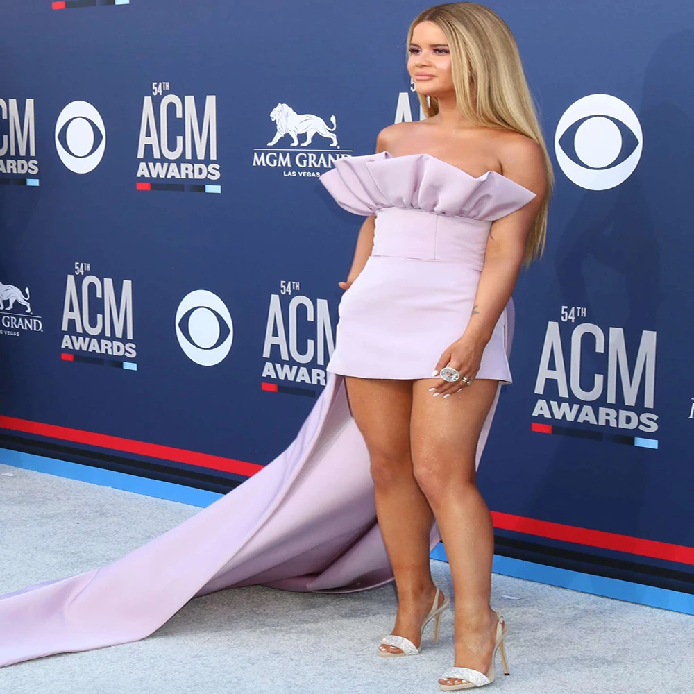 

Женское вечернее платье с длинным шлейфом, без бретелек