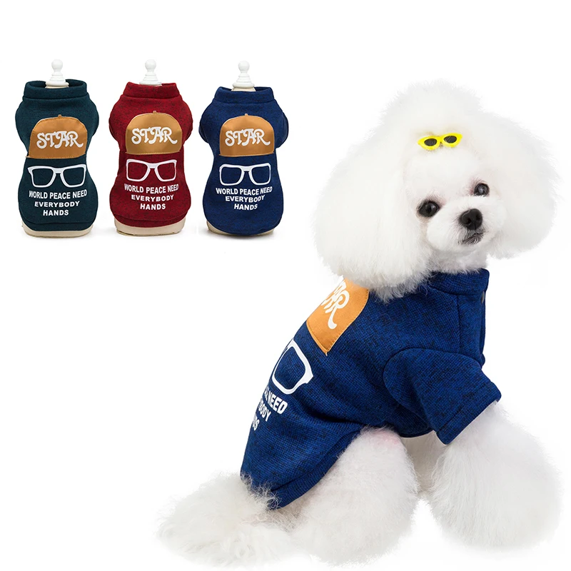 

Dog Clothes Pet Puppy Soft Clothes Sweater Jacket Coat Winter Warm Pet Dog Jacket Coat For Small Medium Dogs Puppy Outfit S-2XL