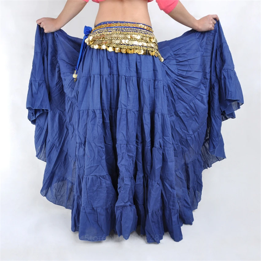 Женская льняная юбка для танца живота элегантная йоги выступления на сцене Хобо