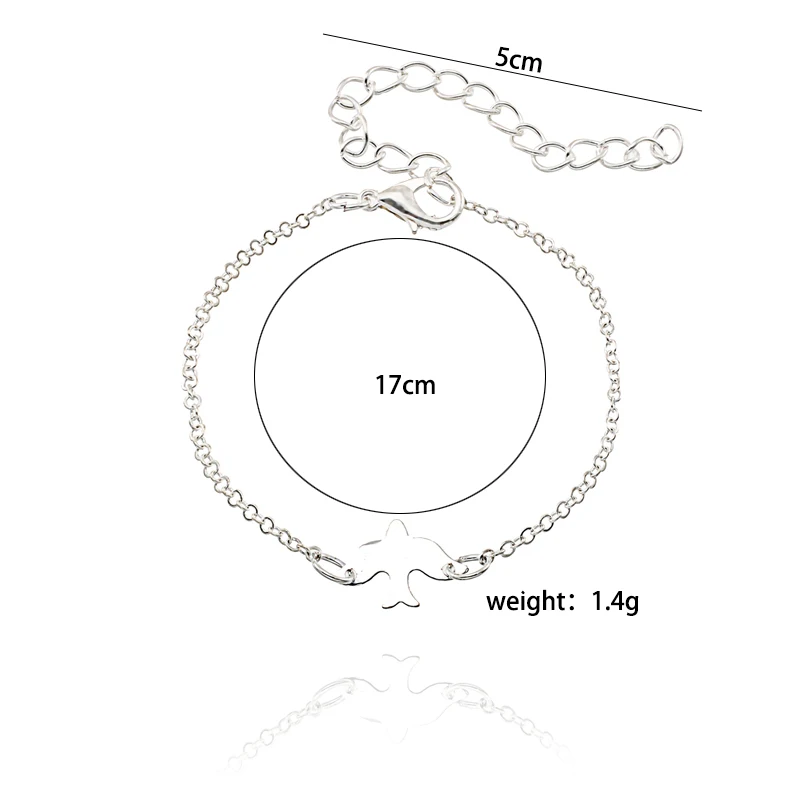 

Fashionable Simple Female Bracelet Cute Animal Bird Shape Pendant Alloy Material Temperament Girl Jewelry Holiday Gift Hot