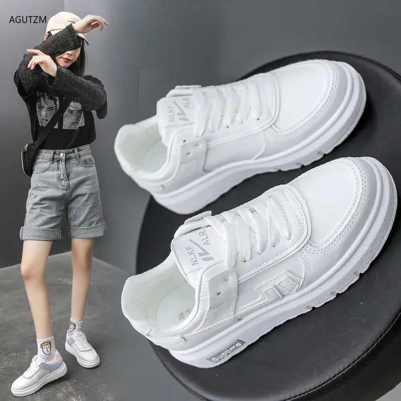 

2021 Flats Woman Sneakers Women's Shoes Ladies Casual Breathable Female Vulcanized Shoes Lace Up Woman Comfort Walking Shoes