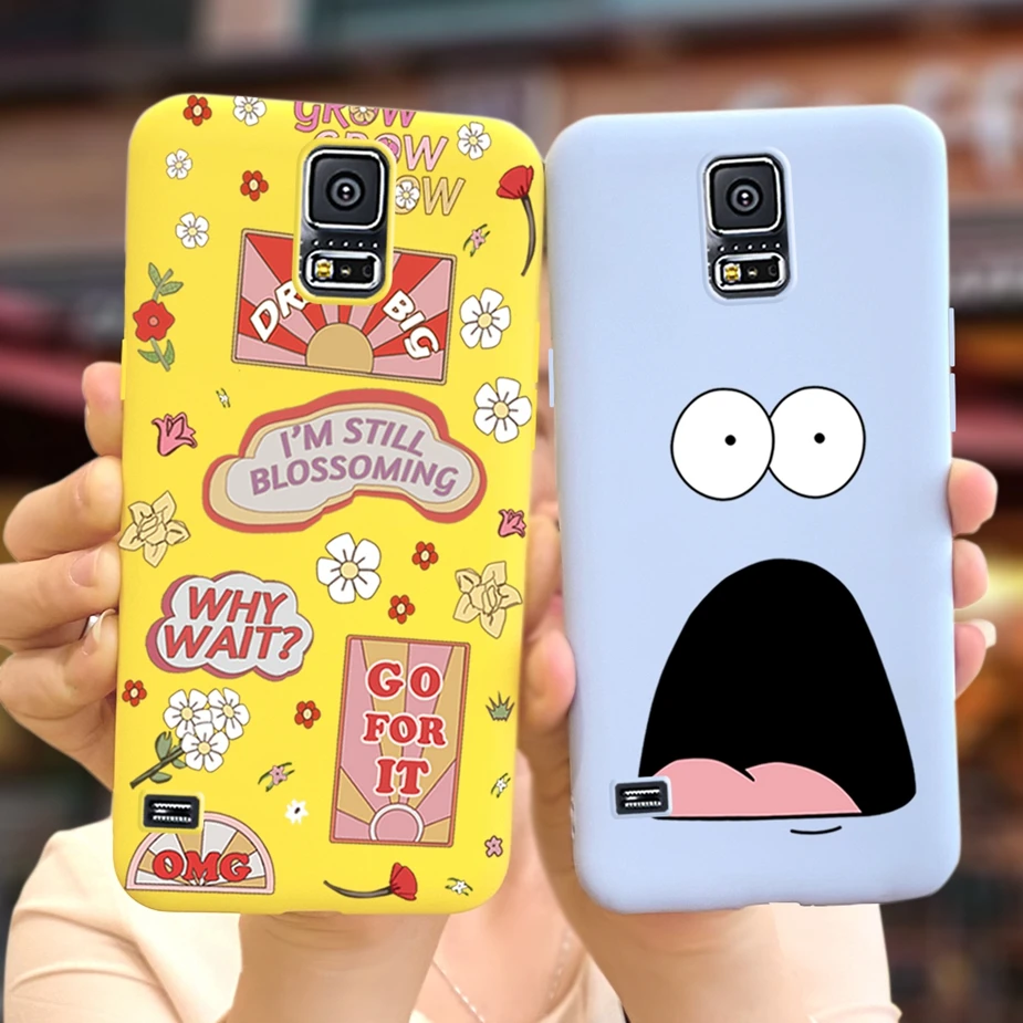 Для Samsung S5 чехол SM-G900F милые конфеты окрашен крышка для Galaxy S 5 GalaxyS5 G900I телефонные