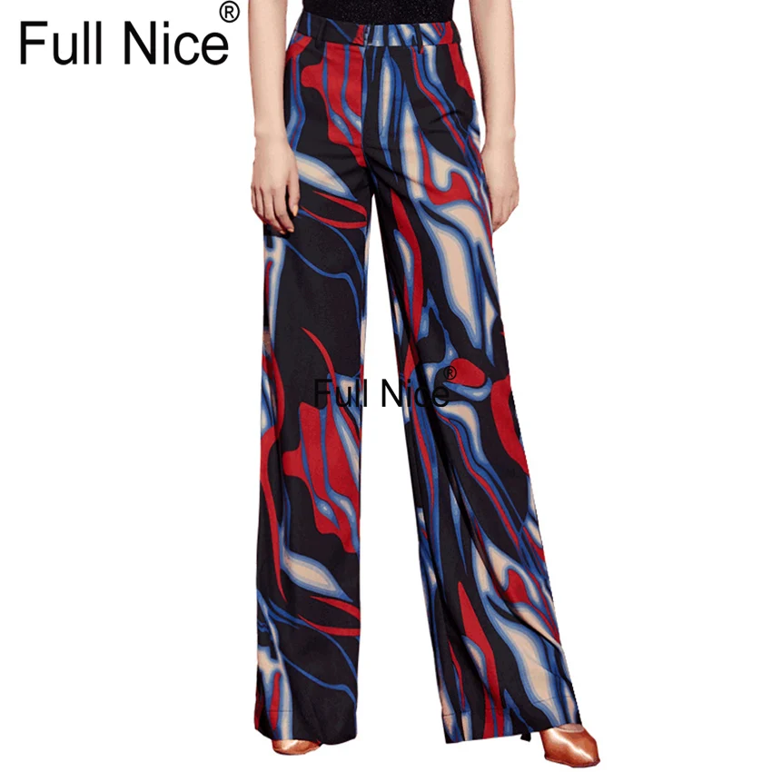 

Women's Latin Dance Trousers Wide Pants Ballroom Dance Latin Pants Waltz Dance Rumba Samba Salsa Tango Cha Cha Flamenco Modern