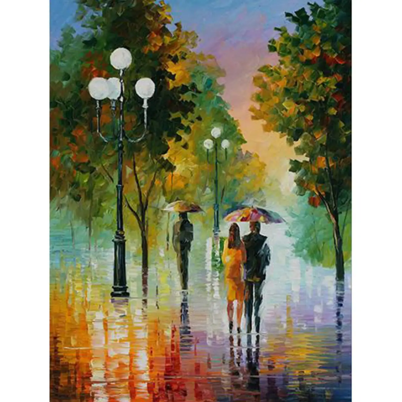 5D алмазная краска под дождем масляная для любителей полного сверления по номерам