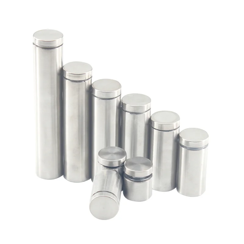 10 шт. диаметр 25 мм стеклянные крепежные элементы из нержавеющей стали акриловые