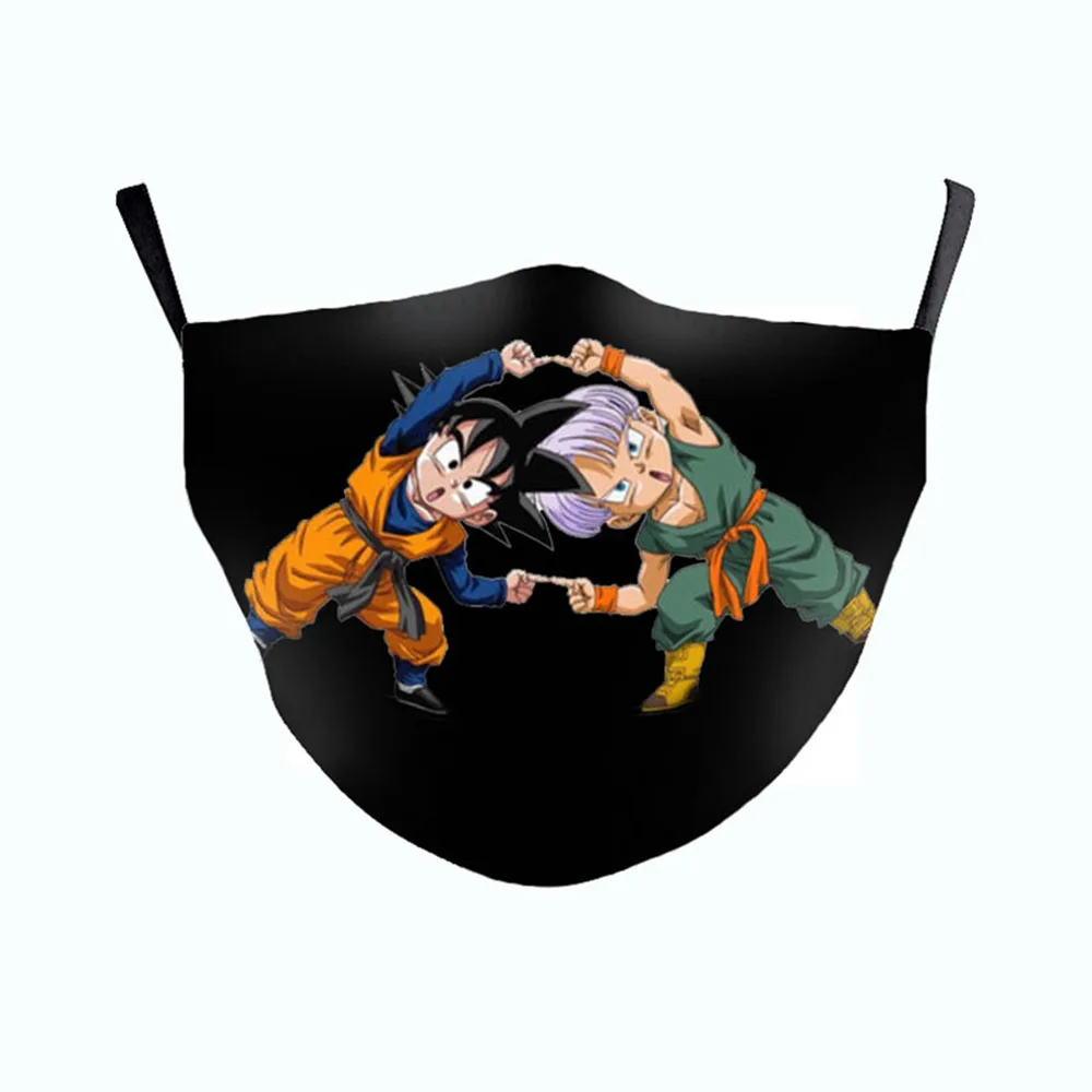 Новинка маски для взрослых и женщин аниме Гоку вегету Пылезащитная дышащая