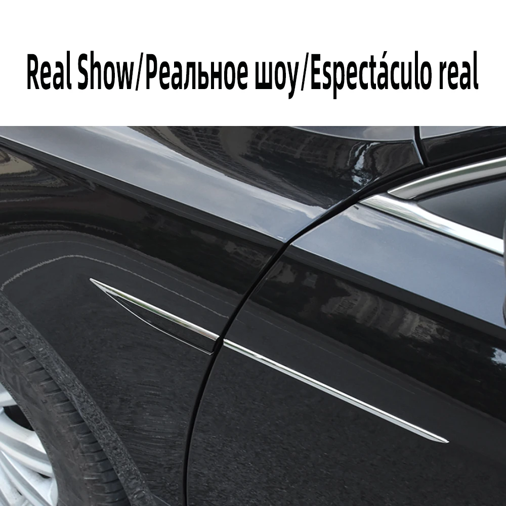 Новый 3D из АБС пластика 4 шт. автомобиль передняя сторона крыло наклейка на нож