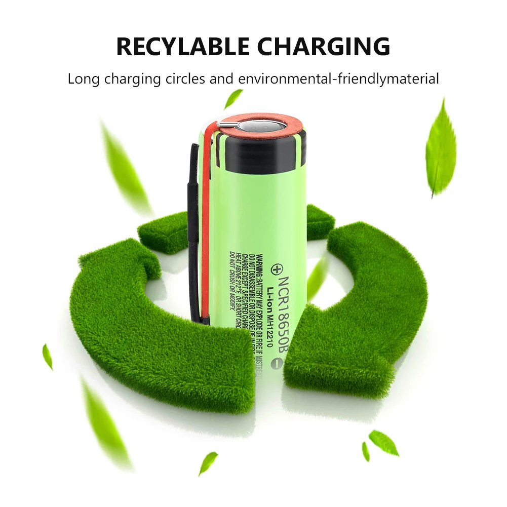 Panasonic 1/2/4/6/8/10x Перезаряжаемые 3 7 v NCR18650B Батарея 20A 3400mAh литий ионный NCR 18650B