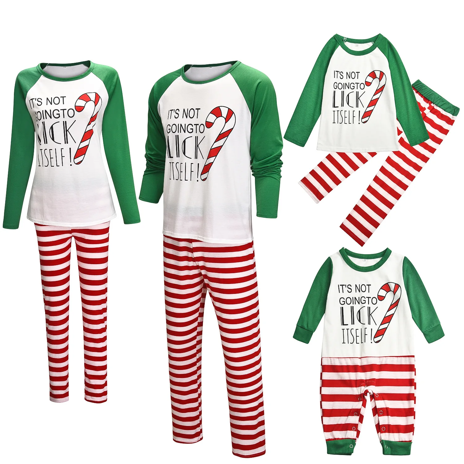 

New 2020 Christmas Pajamas Set Letter Print Adult Women Kids Family Matching Clothes Xmas Family Sleepwear 2PCS Sets Top+Pants