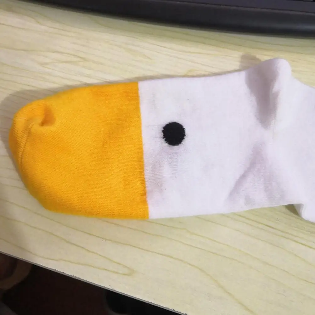 1 пара креативные носки с гусиной головой Веселые для рождественских подарков