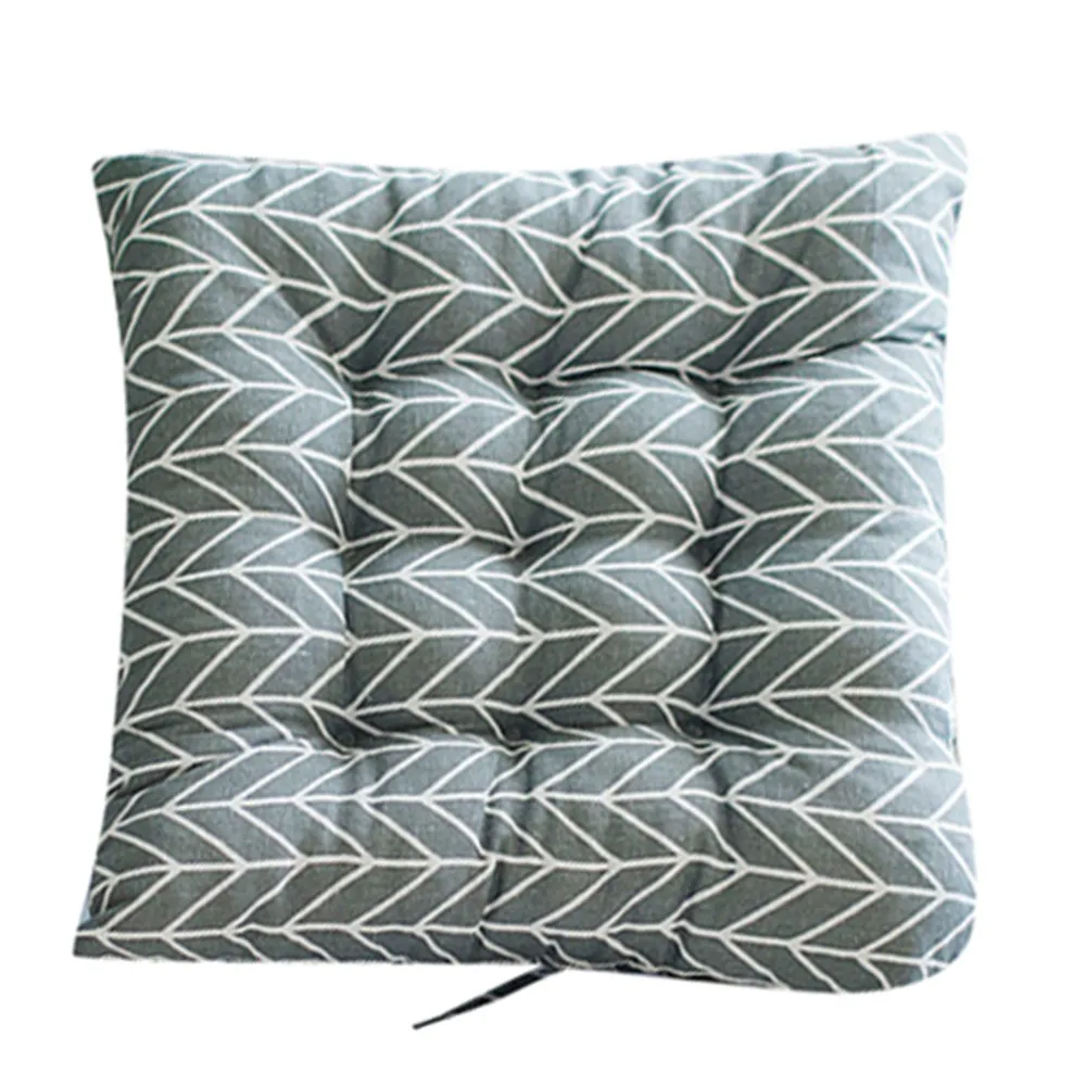 

Decorative Chair Seat Car Seat Mat Cushion Couch Seat geometric Tree Leaves Pattern Cusion Pad Kneeling Hassock 400 X 400 X 50mm
