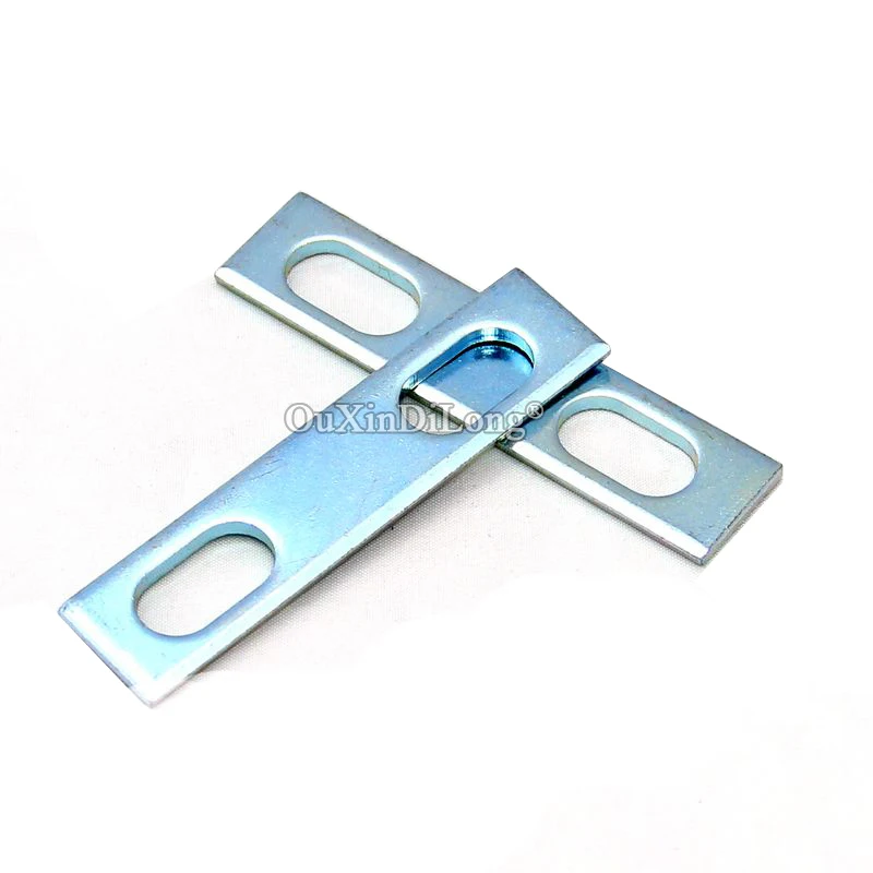 Дизайн 50 шт Металлические Прямые плоские угловые скобки сборка мебели рама с