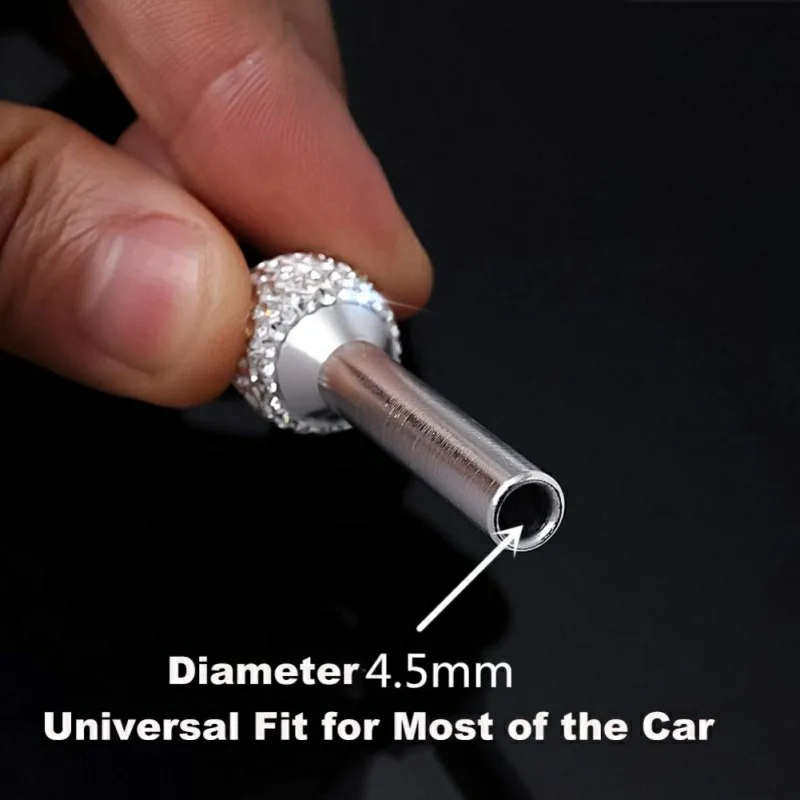 2 шт. шикарные Стразы Автомобильный Дверной замок Универсальный Тяговый Стержень