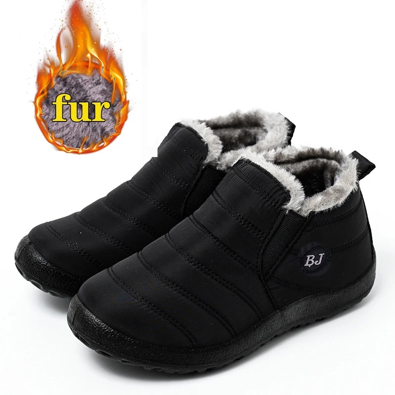

Winter Snow Boots Women's Warm Thicken Plush Women Shoes Waterproof Ankle Boots Women 2021 Plus Size Cotton Boots Botas Mujer