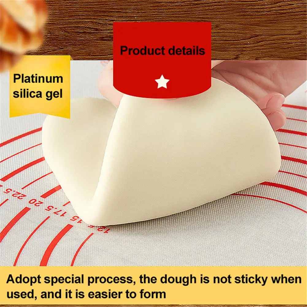 Пищевой Платиновый силикон коврик нескользящий для выпечки лапши 29*26 см 40*50 60*80 |