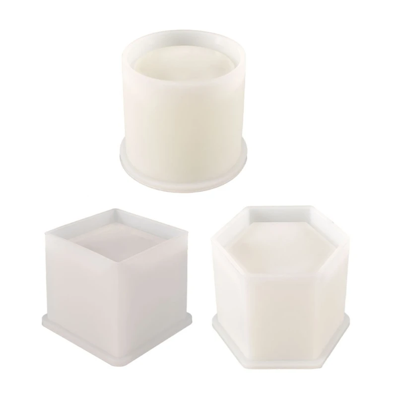 

Pen Holder Epoxy Resin Mold Aromatherapy Plaster Candle Soap Silicone Mould DIY Crafts Home Decorations Casting Tool L5YB