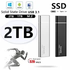 Высокоскоростной мини-накопитель 1,8 дюйма 2 ТБ 1 ТБ 500 Гб USB 3.1 портативный внешний твердотельный накопитель внешний жесткий диск SSD смартфон SSD