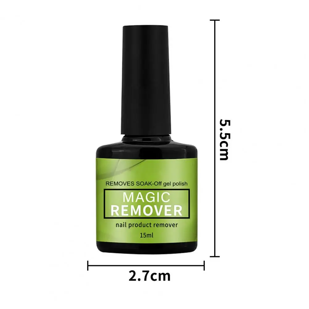 

15ml Nail Remover Gel Easy to Use Tip Cleaning Synthetic Fingernail Magic Polish Glue for Women