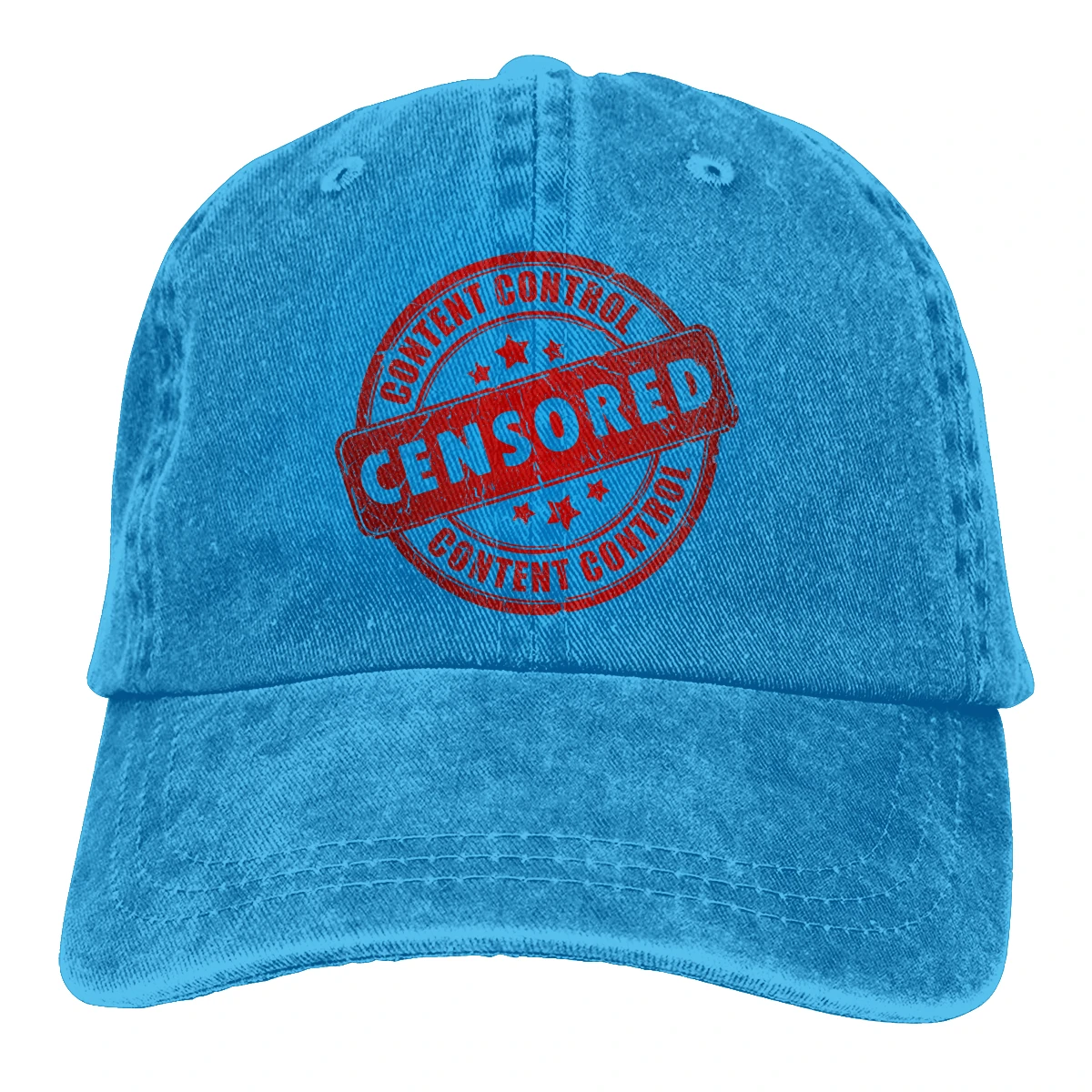 

Censored man's womens Retro Washed Cowboy hat Vintage