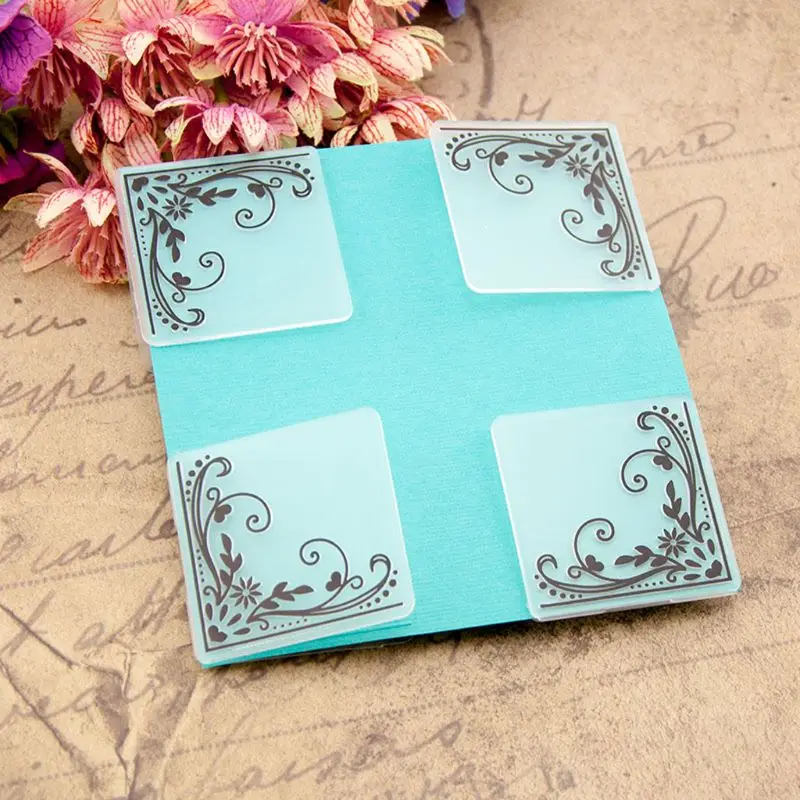 Пластиковый шаблон папка для тиснения сделай сам альбом скрапбукинга фотоальбом