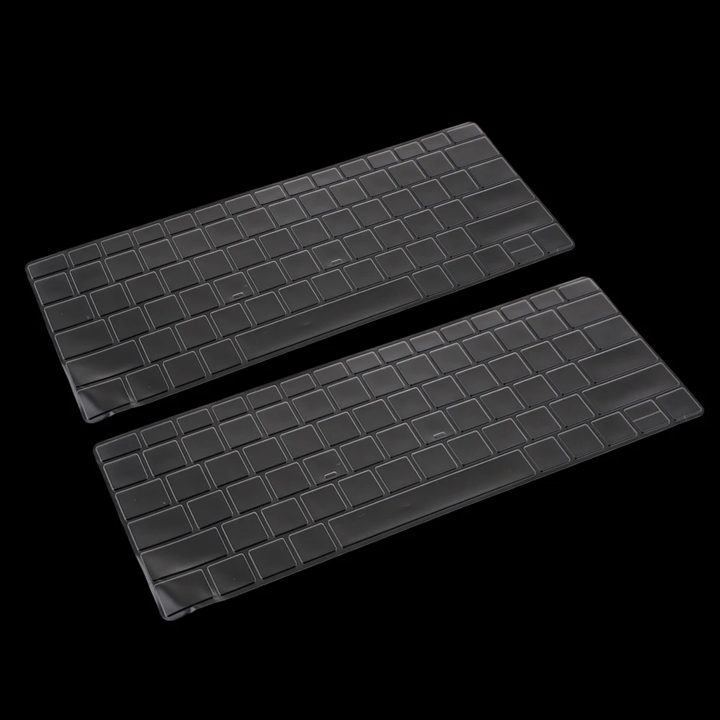 2x Прозрачный защитный чехол для клавиатуры ноутбука из ТПУ Microsoft Surface Book 2|Чехлы