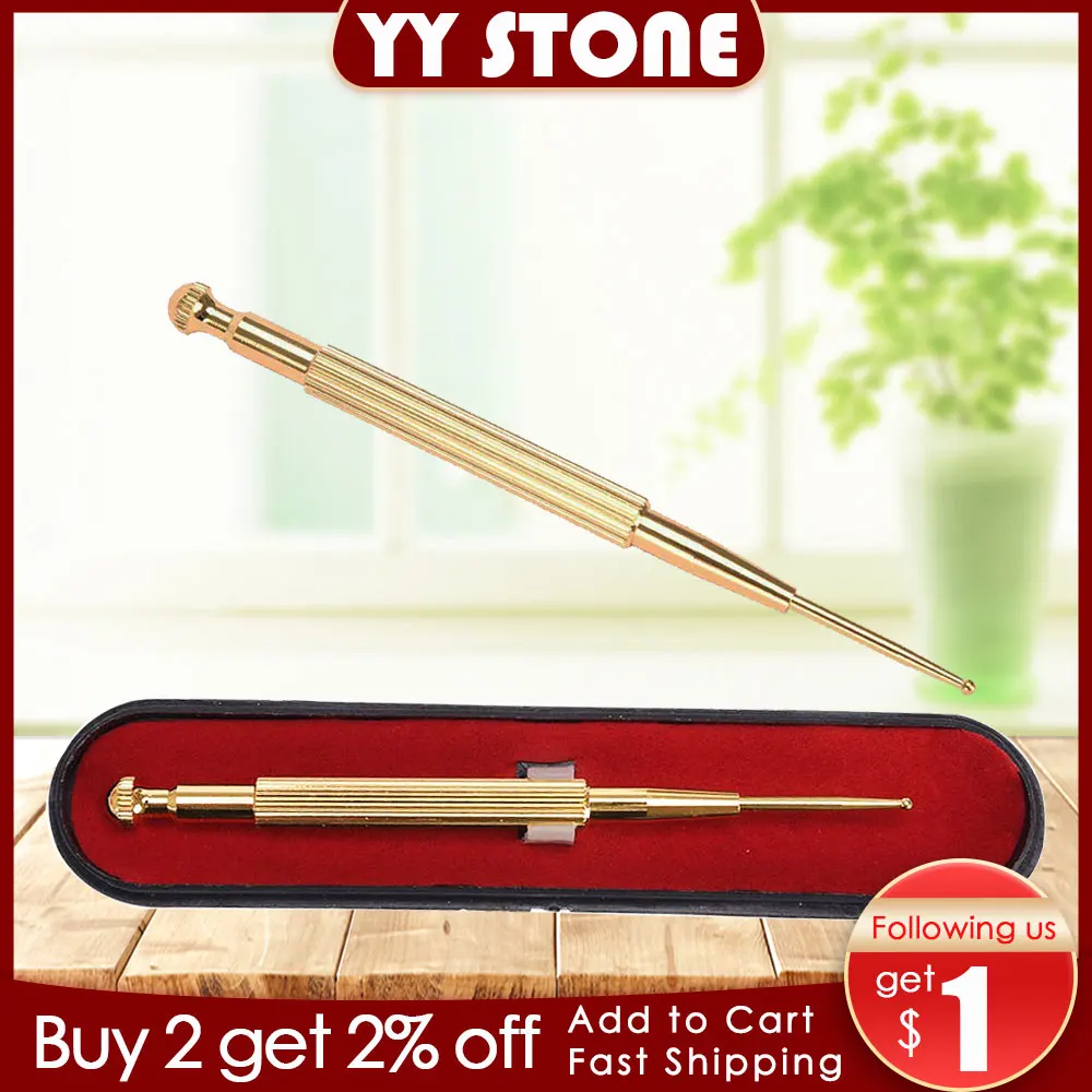 

Ears Press Stick Massager Elastic Acupuncture Points Needle Acupoint Magnet Therapy Detector Pen Diagnosis Tool