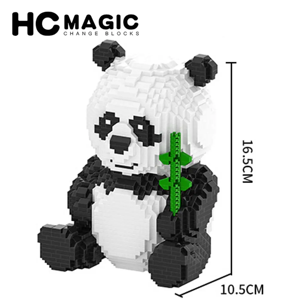 HC MAGIC 1018 панда Китай национальное сокровище прекрасная модель строительные блоки
