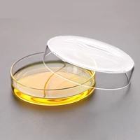 2 pcslot 100mm glass petri dish with cover biological laboratory cell culture vessel borosilicate high temperature resistance