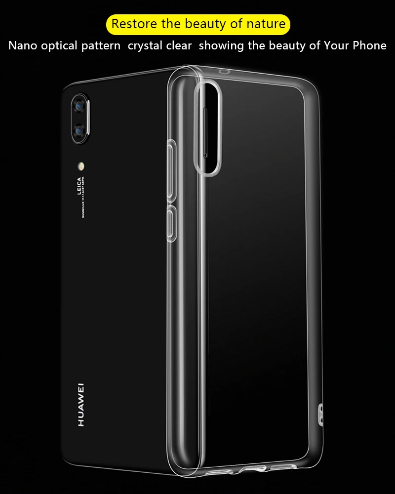 Чехол для телефона HUAWEI P20 P30 p20pro p30pro Силиконовый ТПУ Мягкий Ультратонкий