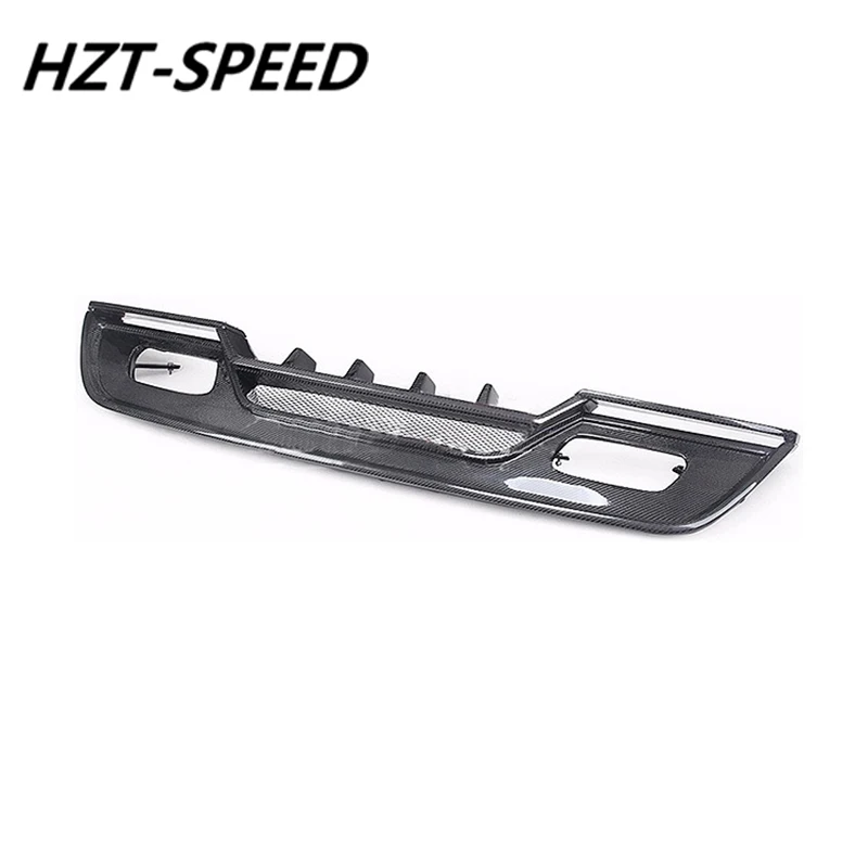 W176 R Стиль углеродное волокно задняя губа задний бампер спойлер диффузор для Mercedes