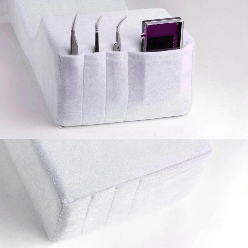 

2 in 1 Eyelash Extensions Pillow Shelf+ Lash Pillow Flannel Salon Lash Pillow Makeup Tools Extension Curve Salon Pillow