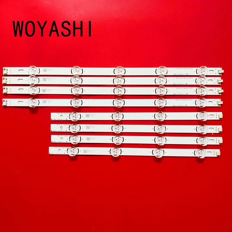 40Pieces/lot NEW Full Backlight Ar ray LED Strips Bars for LG 39LN540V 39LN570V 39LA620V HC390DUN POLA2.0 39 A B |