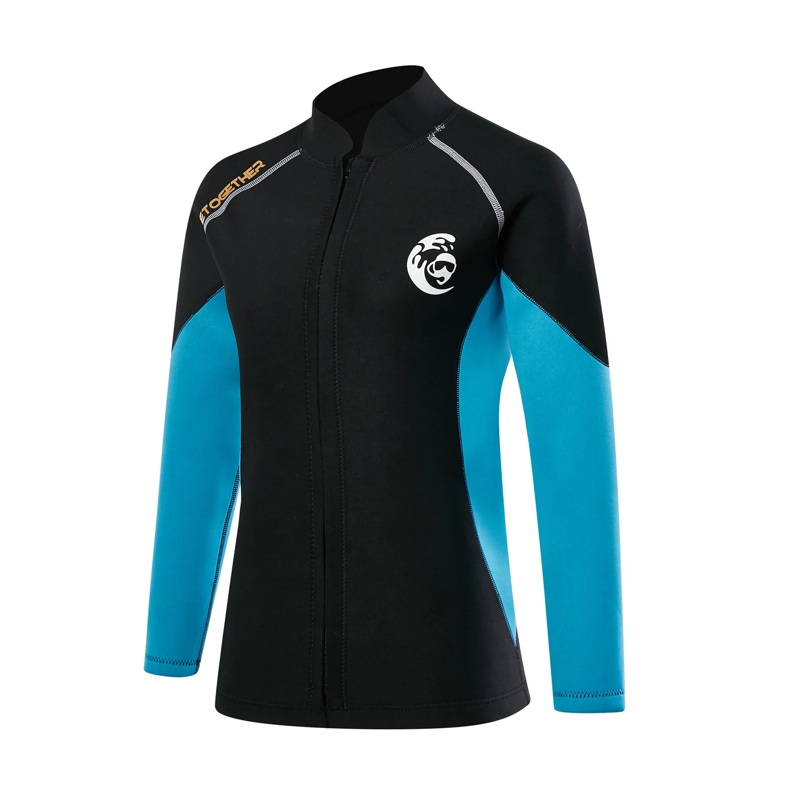 2 0 мм гидрокостюм Топ с длинным рукавом костюмы для подводного плавания теплый